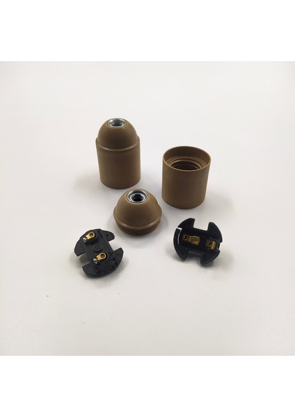 Dekoratif Plastik E-27 Düz Duy Gold (2 ADET) modelleri