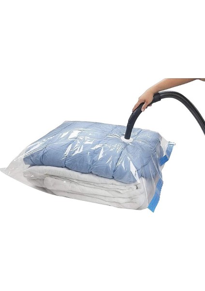 3lü Set Vakumlu Poşet Hurç 2 Adet x l= 55 x 90 cm + 1ADET x xl= 80 x 100 cm %75 Yer Tasarrufu (4989)