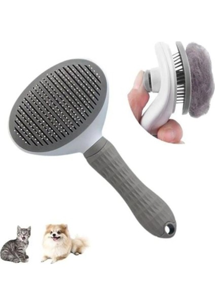 Otomatik Temizlenen Kedi Köpek Tarağı