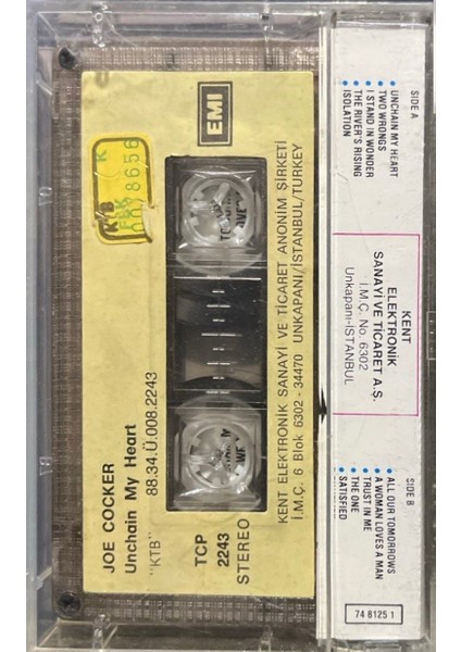 Kaset Joe Cocker Unchain My Heart Kaset fiyatları