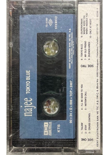 Kaset Najee Tokyo Blue Kaset fiyatları