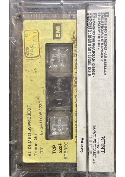 Kaset Al Di Meola Tirami Su Kaset fiyatları