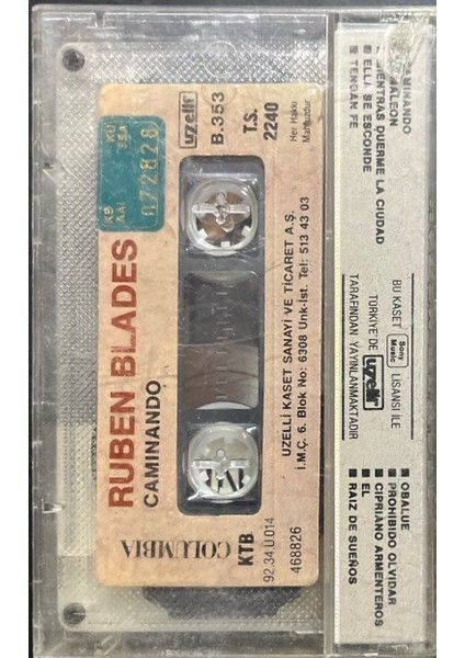Kaset Ruben Blades Caminando Kaset fiyatları