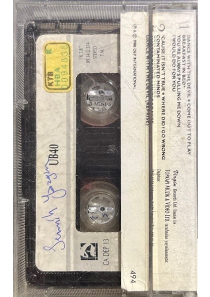 Kaset UB40 Kaset fiyatları