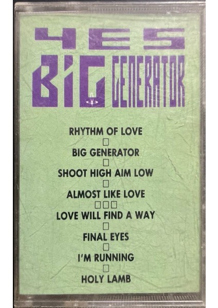 Kaset Yes Big Generator Kaset