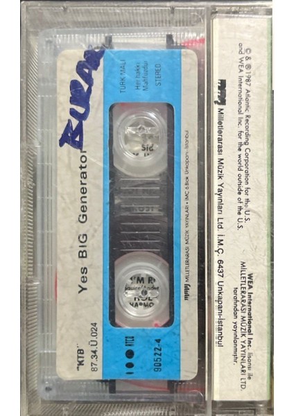 Kaset Yes Big Generator Kaset