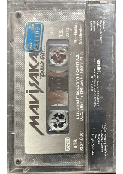 Kaset Mavi Sakal Çektir Git!.. Kaset