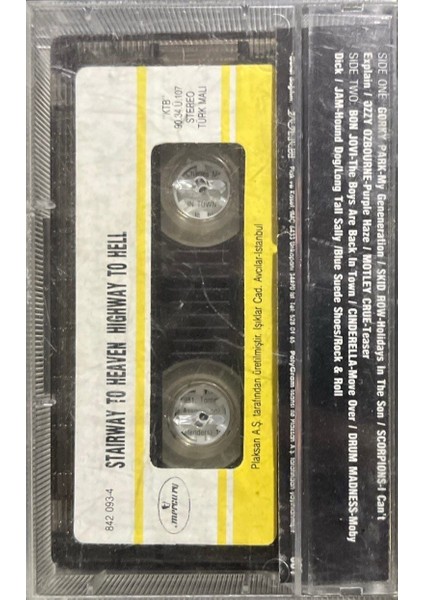 Kaset Stairway To Heaven Highway To Hell Kaset fiyatları