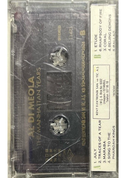 Kaset The Best Of Al Di Meola The Manhattan Years Kaset fiyatları