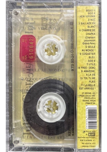 Kaset Julien Clerc Utile Kaset fiyatları