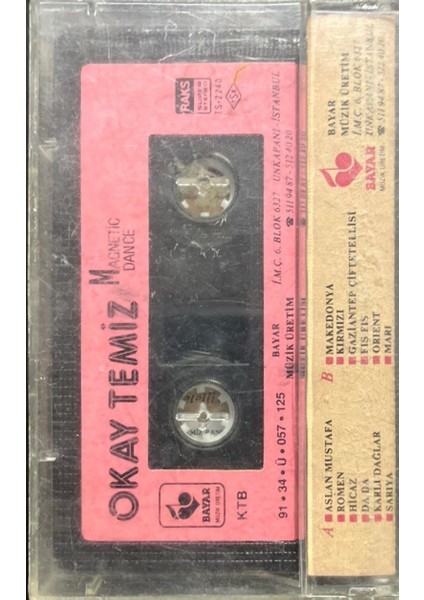 Kaset Okay Temiz 1991 Kaset