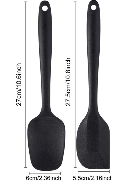Luxury 2’li Silikon Kaşık ve Silikon Spatula Seti 1 Adet