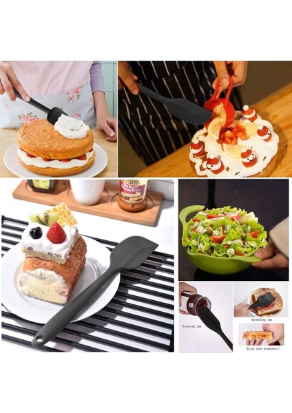 Luxury 2’li Silikon Kaşık ve Silikon Spatula Seti 1 Adet