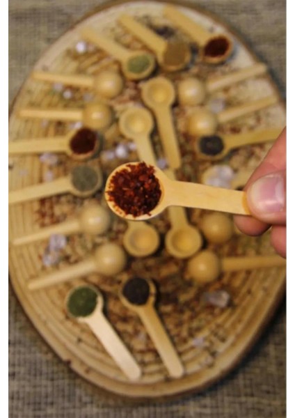 Luxury Bambu Ölçek Kaşığı - Baharat Kaşığı 6 Adet 1 Adet fiyatları