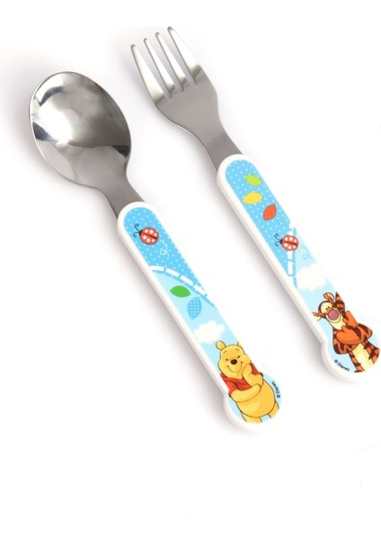 Luxury Disney Winnie The Pooh Çocuk Çatal Kaşık Seti 1 Adet modelleri