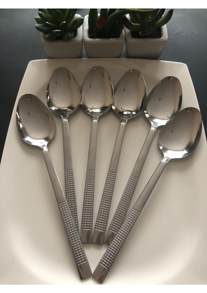 Luxury 12 Adet Yemek Kaşığı Çubuk Hasır Model 12 Kişilik 1 Adet