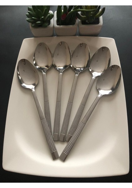 Luxury 12 Adet Yemek Kaşığı Çubuk Hasır Model 12 Kişilik 1 Adet