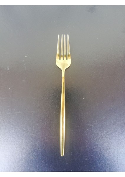 Luxury Gold Paslanmaz Çelik 6 Parça Yemek Çatalı 1 Adet indirimleri