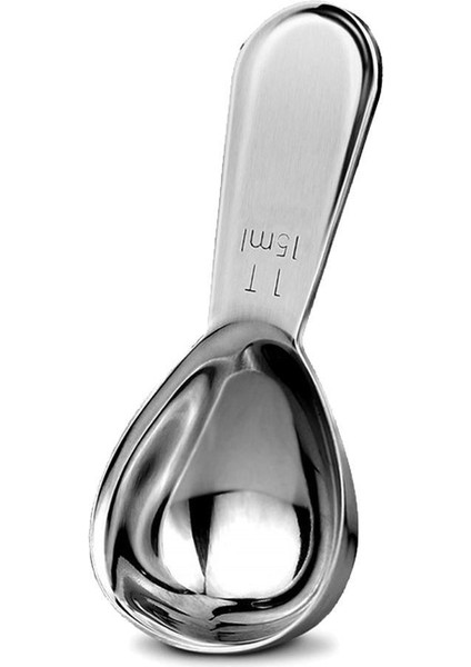 Luxury 1 Tbsp 15 Gr. 0.35 Oz. Paslanmaz Çelik Kahve Ölçü Kaşığı 175 1 Adet