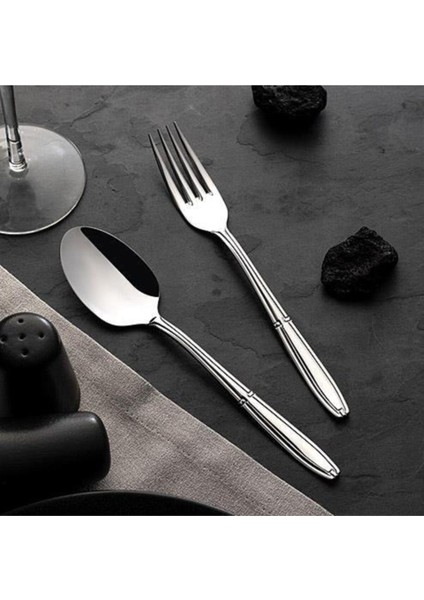 Luxury Buket Tatlı Kaşık - 12 Li Tatlı Kaşığı 1 Adet