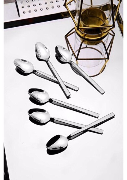 Luxury Mutfakcım Çelik Altılı Çay Kaşığı 6'lı Çubuk 1 Adet