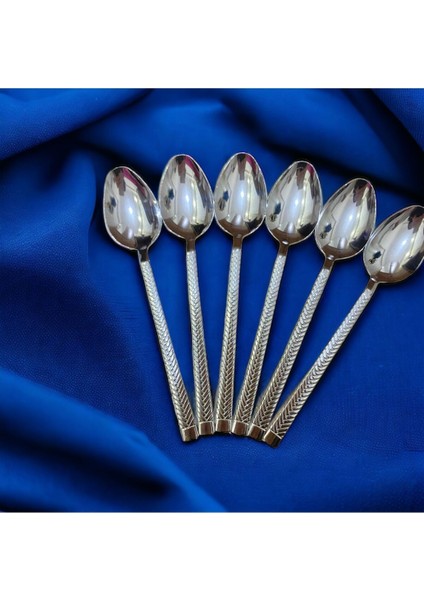 Luxury Hasır Model Tatlı Kaşığı 1 Adet