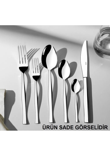 Luxury Zarif Premium Sedef Kaplamalı 36 Parça Renkli 6 Kişilik Çatal Kaşık Takımı 1 Adet modelleri