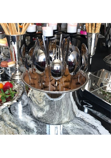 Luxury Çatal Kaşık Bıçak Servisi (24 Parça Için) 1 Adet