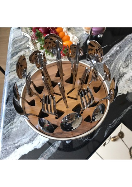 Luxury Çatal Kaşık Bıçak Servisi (24 Parça Için) 1 Adet modelleri