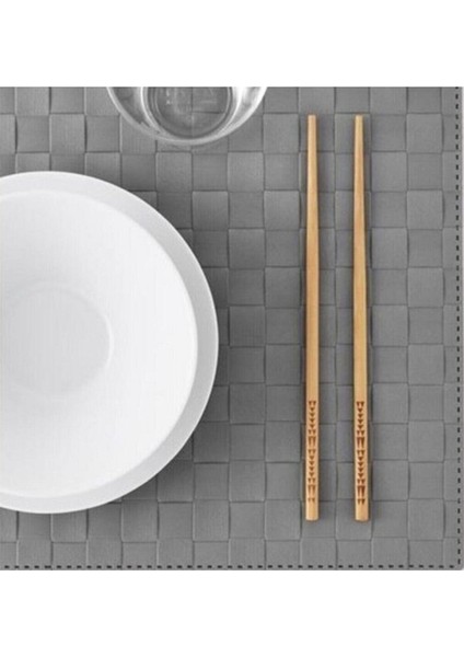 Luxury 4 Çift Yıkanabilir Bambu Chopstıck Japon Çin Yemek Çubuğu Uzunluk: 24 cm 1 Adet