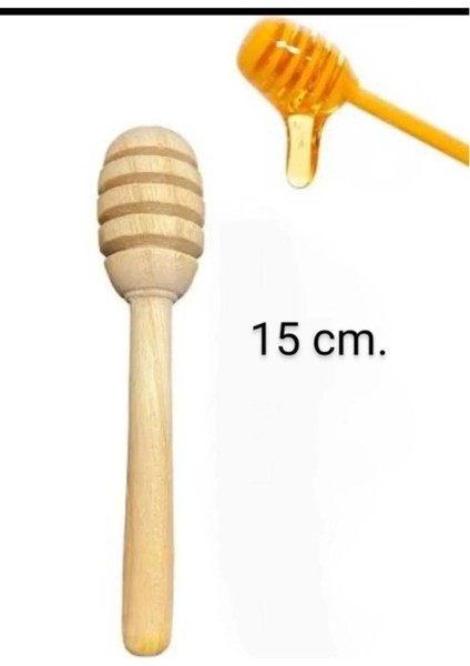 Luxury 6'lı Ahşap Dekoratif Organik Bal Kaşığı Seti 15CM 1 Adet fiyatları