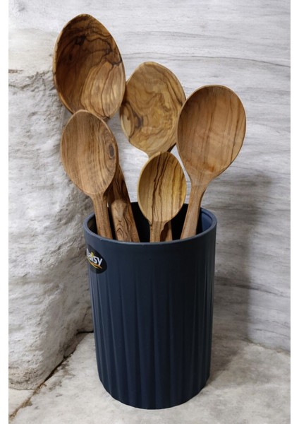 Luxury Zeytin Ağacı Kaşık Seti (5 Küçük Boy), Zeytin Ağacı El Yapımı Kaşık, Çeyizlik Kaşık Set, Ahşap Kaşık 1 Adet