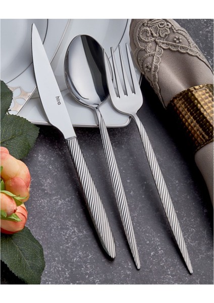 Luxury Yemek Bıçağı Burma 6 Adet 1 Adet