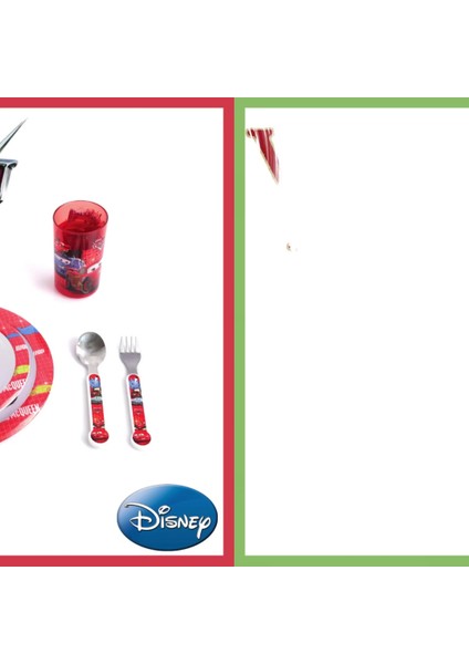 Luxury Disney Cars 2 Spıes Çocuk Çatal Kaşık Seti 1 Adet fiyatları