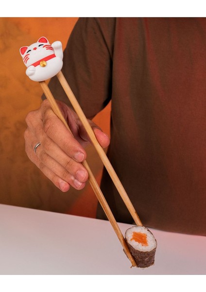 Luxury 2 Adet Yeniden Kullanılabilir Chopstick Yardımcı Aparatı - Chopstick Tutucu 1 Adet