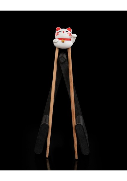Luxury 2 Adet Yeniden Kullanılabilir Chopstick Yardımcı Aparatı - Chopstick Tutucu 1 Adet
