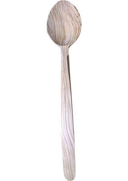 Luxury 15 cm Zeytin Kaşık, Zeytin Ağacı El Yapımı Kaşık, Çeyizlik Kaşık Set, Ahşap Kaşık 1 Adet