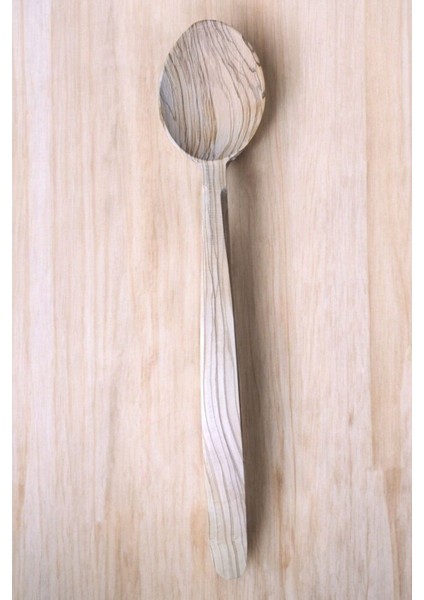 Luxury 15 cm Zeytin Kaşık, Zeytin Ağacı El Yapımı Kaşık, Çeyizlik Kaşık Set, Ahşap Kaşık 1 Adet