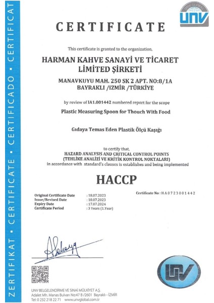 Luxury Ölçü Kaşığı Uzun Saplı (16,5 Cm) 1 Adet