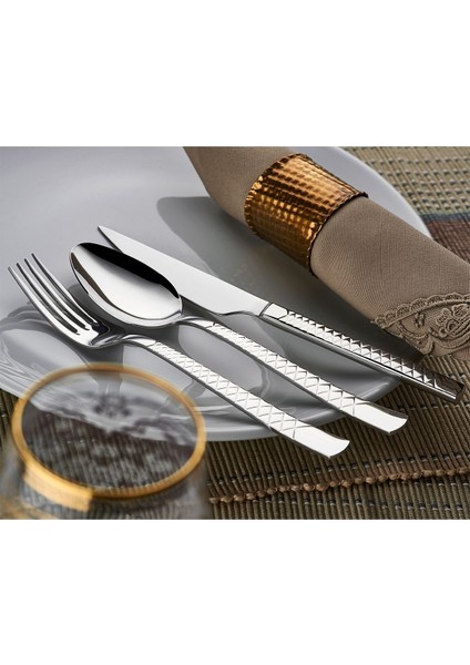 Luxury Tatlı Kaşığı Yıldız 6 Adet 1 Adet