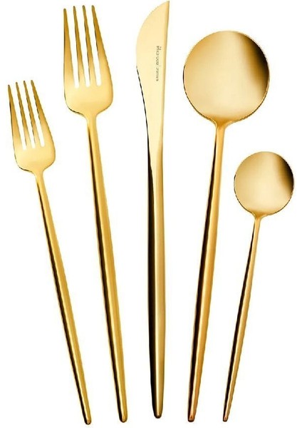 Luxury Jupiter Shiny Gold 60 Parça 12 Kişilik Kutulu Çatal Kaşık Bıçak Takımı 1 Adet fiyatları