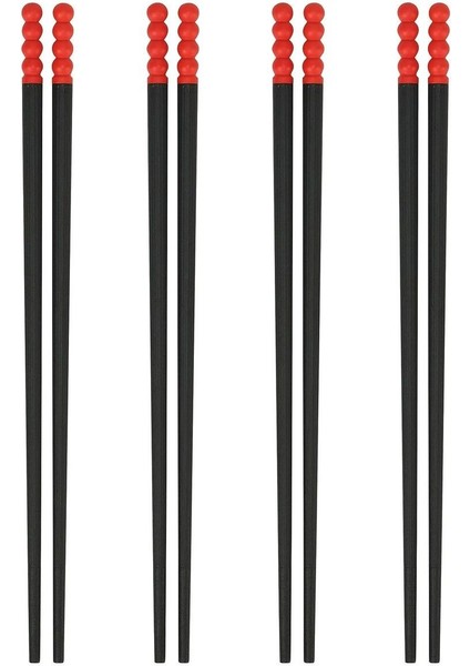 Luxury 8 Parça Chopstick Uzunluk: 24 cm Ikea Yemek Sushi Çubuğu Yemek Suşi Çubuğu Siyah Renk 1 Adet