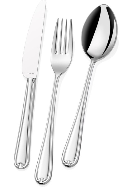 Luxury Anatolia Yemek Bıçak - Sade - 12 Adet 1 Adet