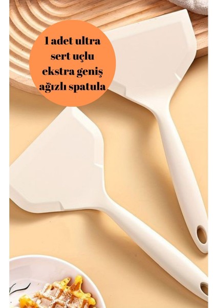 Luxury Ultra Sert Uçlu Ekstra Geniş Ağızlı Balık Spatula Kaşığı, Börek Bazlama Spatulası 1 Adet fiyatları