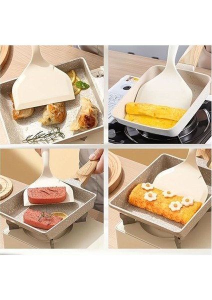 Luxury Ultra Sert Uçlu Ekstra Geniş Ağızlı Balık Spatula Kaşığı, Börek Bazlama Spatulası 1 Adet fırsatları