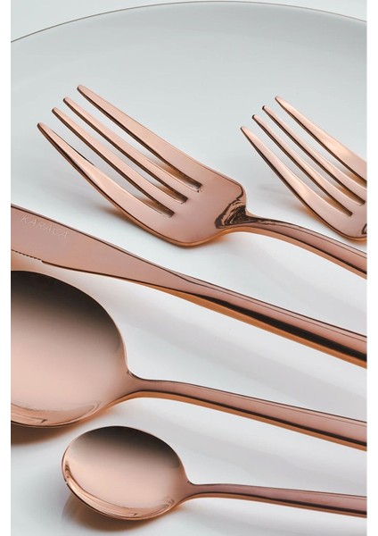 Luxury Orion Rosegold 30 Parça 6 Kişilik Çatal Kaşık Bıçak Seti 1 Adet fiyatları