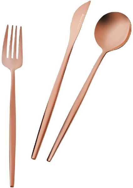 Luxury Orion Rosegold 30 Parça 6 Kişilik Çatal Kaşık Bıçak Seti 1 Adet fırsatları