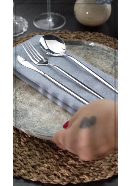 Luxury Aris Modern Görünümlü Pasta Bıçak 6 ' Lı 18/10 1 Adet fiyatları