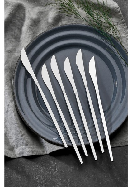 Luxury Aris Modern Görünümlü Pasta Bıçak 6 ' Lı 18/10 1 Adet indirimleri