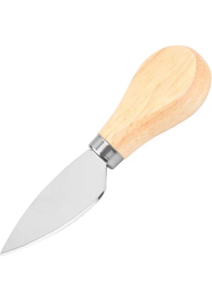 Luxury Bambu Saplı 4’lü Çelik Peynir Bıçağı Seti-Mini Bıçak, Tereyağı Bıçağı, Spatula ve Çatal 1 Adet fırsatları